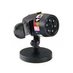Lazer shower proiector de diapozitive cu jocuri de lumini de Craciun, 12 modele - Inlocuie?te ?irurile de lumini LED plictisitoare cu un joc de lumini foto