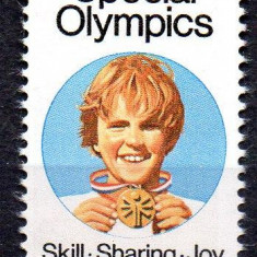 SUA 1979, Sport, Olimpiade speciale, serie neuzata, MNH