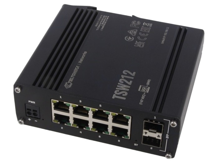 Switch Ethernet administrabil 10 porturi