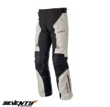 Pantaloni pentru scuter - motocicleta Touring unisex Seventy vara/iarna model SD-PT1S culoare: negru/gri (varianta SD-PT1 scurta) XL