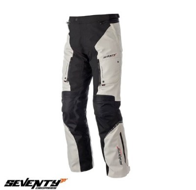 Pantaloni pentru scuter - motocicleta Touring unisex Seventy vara/iarna model SD-PT1S culoare: negru/gri (varianta SD-PT1 scurta) XL foto
