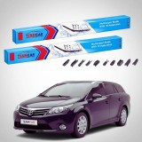 Cumpara ieftin Ștergătoare Toyota Avensis T27 Estate 2008-prezent | Set Față Flat Premium &ndash; TeamCar&reg;