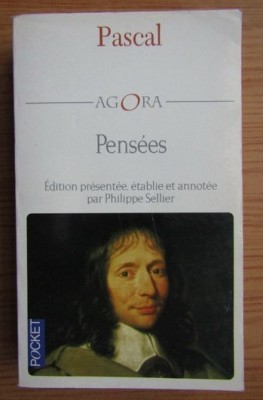 Blaise Pascal - Pensees foto