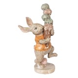 Cumpara ieftin Figurina Iepuras Paste polirasina multicolora 16x10x28 cm