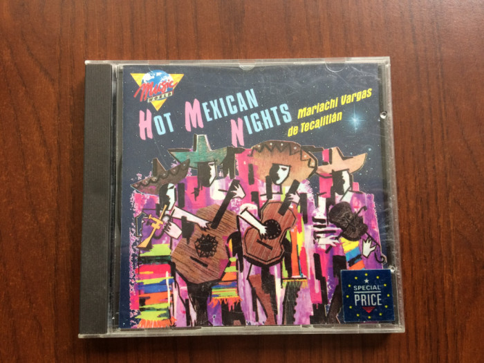 Mariachi Vargas de Tecalitlan Hot Mexican Nights cd disc muzica latino RCA NM