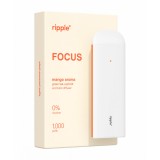 Tigara electronica, Ripple+, FOCUS, Mango, fara nicotina, 1000 pufuri