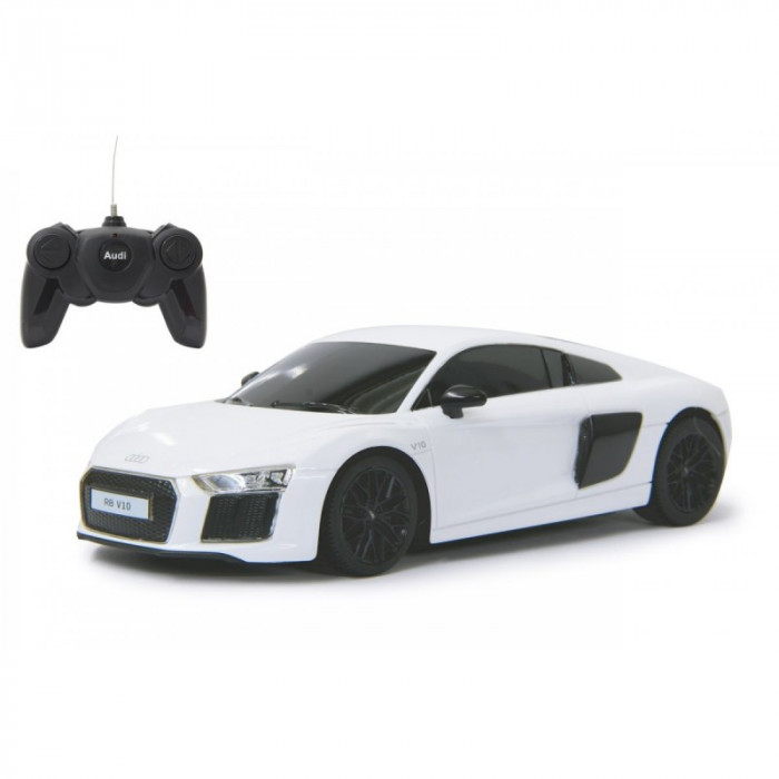 Masina cu telecomanda Audi R8, scara 1:24, Alb