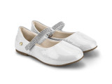 Balerini Bibi Ballerina Albi cu Strasuri 22 EU, Alb, BIBI Shoes