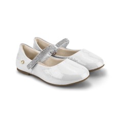 Balerini Bibi Ballerina Albi cu Strasuri 29 EU