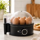 Fierbator de oua, 7 oua, 400W, cu temporizator, CMCLASS