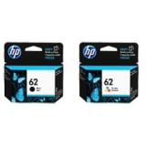 Set 2 cartuse HP 62 Black, HP 62 Color, 360 pagini