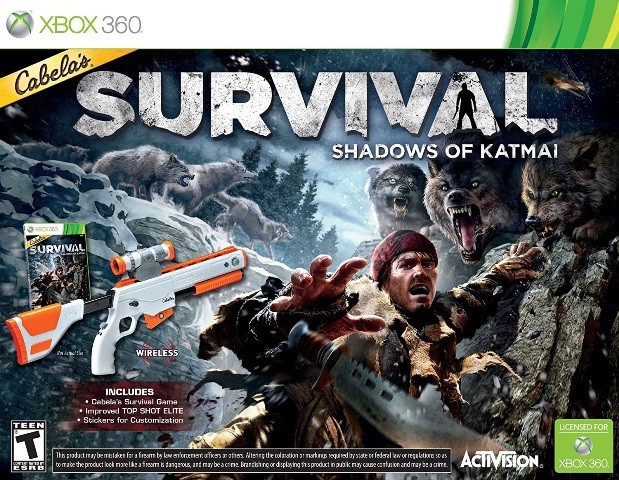 Joc XBOX 360 Cabelas Survival - Shadows of Katami + Pusca - XBOX 360 - EAN: 5030917100284 (e)(K)(A)