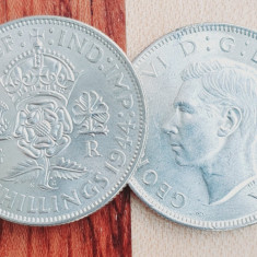 812 Marea Britanie UK Anglia 2 Shillings 1944 George VI km 855 aunc-UNC