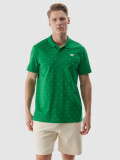 Tricou polo regular pentru bărbați - verde, 4F Sportswear