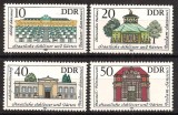 DDR 1983 - Grădini si castele, serie neuzata