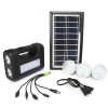 Set solar GDPlus GD 8017 cu 3 becuri incluse
