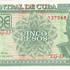 Bancnota Cuba 5 Pesos 2019 - P116 UNC