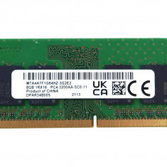 Memorie Laptop Micron 8Gb DDR4 3200Mhz MTA4TF1G64HZ