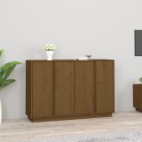 Servantă, maro miere, 120x35x80 cm, lemn masiv de pin