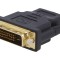 Adaptor DVI-D la HDMI, negru