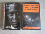 MEMPHIS SLIM / JOHN LEE HOOKER - 2 Casete Originale Vogue France