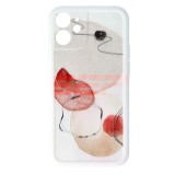 Husa iPhone 12 Mini - TPU Vintage Leaves Design 03 - Protectie Premium
