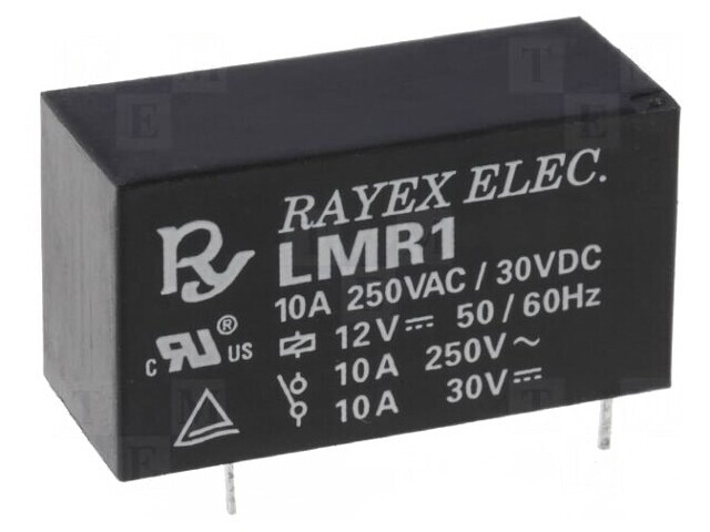 Releu Electromagnetic SPDT 5VDC 12A pentru PCB