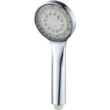 Para de dus IdroBric Lumy, cu iluminare LED albastru/verde/rosu, 1 functie, racord universal 1/2, ABS, Crom