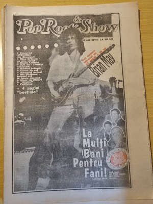 Pop rock &amp;amp; show decembrie 1992-cristian simionica,brian may inteviu,phoenix foto