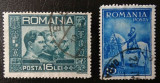Romania LP 92+97 , Trei regi + Carlol II calare , Stampilate