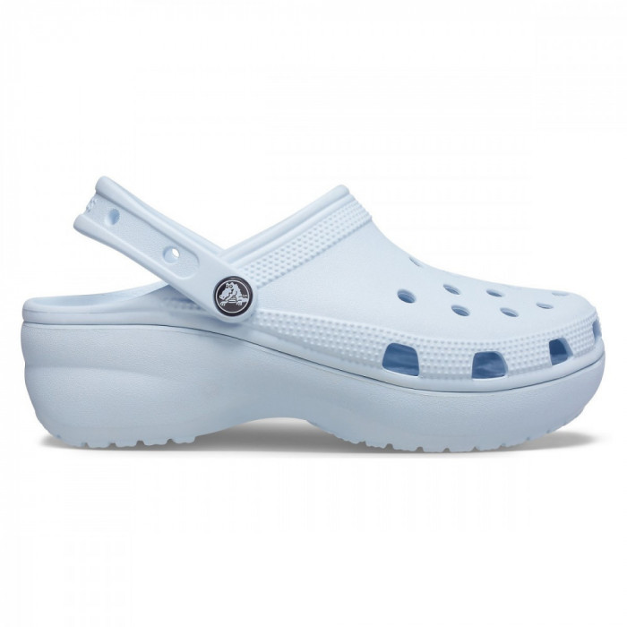 Saboți Crocs Women&#039;s Classic Platform Clog Albastru - Mineral Blue