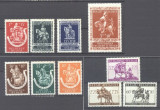 Belgium 1942 Winter aid Mi.614-623 MLH S.739, Nestampilat