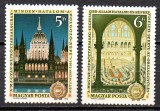 UNGARIA 1972, Arhitectura, MNH, serie neuzata, Nestampilat