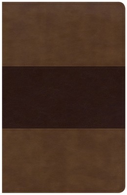 KJV Large Print Personal Size Reference Bible, Saddle Brown Leathertouch foto