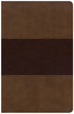 KJV Large Print Personal Size Reference Bible, Saddle Brown Leathertouch