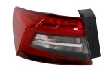 Stop spate lampa Skoda Kodiaq, 10.2016-, Pentru Modele Ambition, Business, partea Stanga, exterior; LED+WY16W; Omologare: ECE, Valeo
