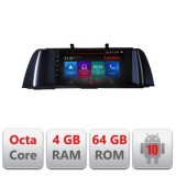 Navigatie Seria 5 F10 2010-2012 CIC Octa Core cu Android Radio Bluetooth Internet GPS WIFI DSP 4+64GB 4G Kit-f10-cic+E CarStore Technology