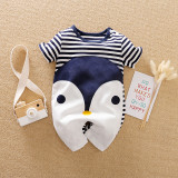 Salopeta pentru baietei - Pinguin (Marime Disponibila: 6-9 luni (Marimea 19, Superbaby