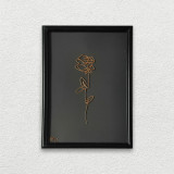 Tablou Trandafir, 13&times;18 cm