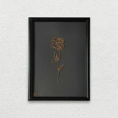 Tablou Trandafir, 13&amp;times;18 cm foto