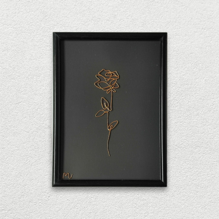 Tablou Trandafir, 13&times;18 cm