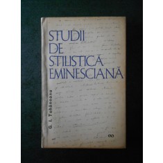 G. I. Tohaneanu - Studii de stilistica eminesciana