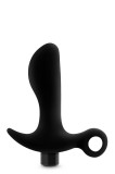 Vibrator Anal Adventures Prostate Massager 01, Negru, 10.5 cm, Blush