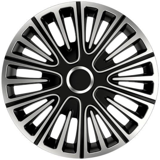 Set capace roata 16 inch Argo Motion Argintiu si Negru AutoDrive ProParts