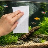Servetele pentru curatarea acvariului, 10 buc, 10x14 cm, alb, CMCLASS