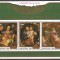 COOK ISLANDS 1987 PICTURA CRACIUN RUBENS ( bloc dt. cu supr.) MNH