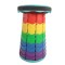 Scaun telescopic, curcubeu, design portabil, inaltime ajustabila