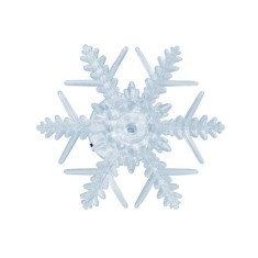 Steluta decor pentru Craciun, jocuri de lumini LED alb, ventuza pentru fereastra