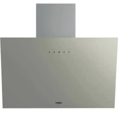 Hota decorativa Whirlpol WHVP62FLTSD, 1 motor, 650 m3/h, L 60 cm, argintiu