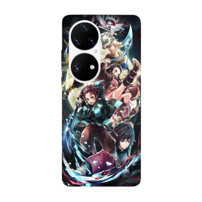 Husa compatibila cu Huawei Nova Y70 model Demon slayer Battle with demons, Silicon, TPU, Viceversa foto